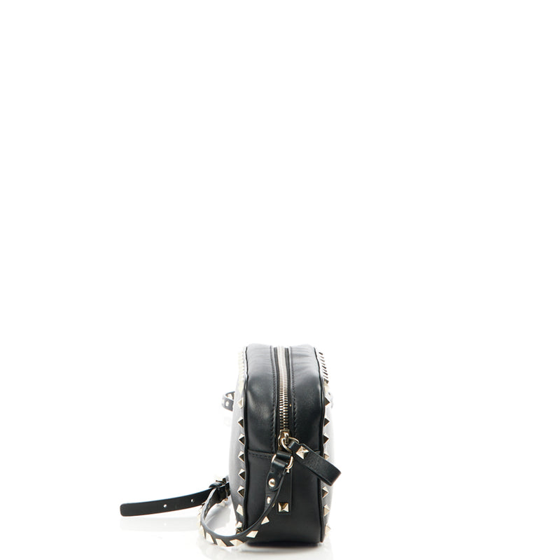 Picture of Valentino Cross Body Rockstud Crossbody Bag - Small in Black, Calfskin