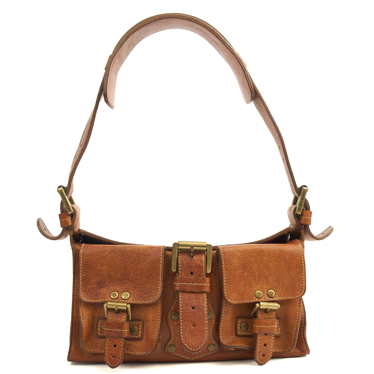 Mulberry Shoulder Bag Blenheim in Oak, Calfskin Leather | The