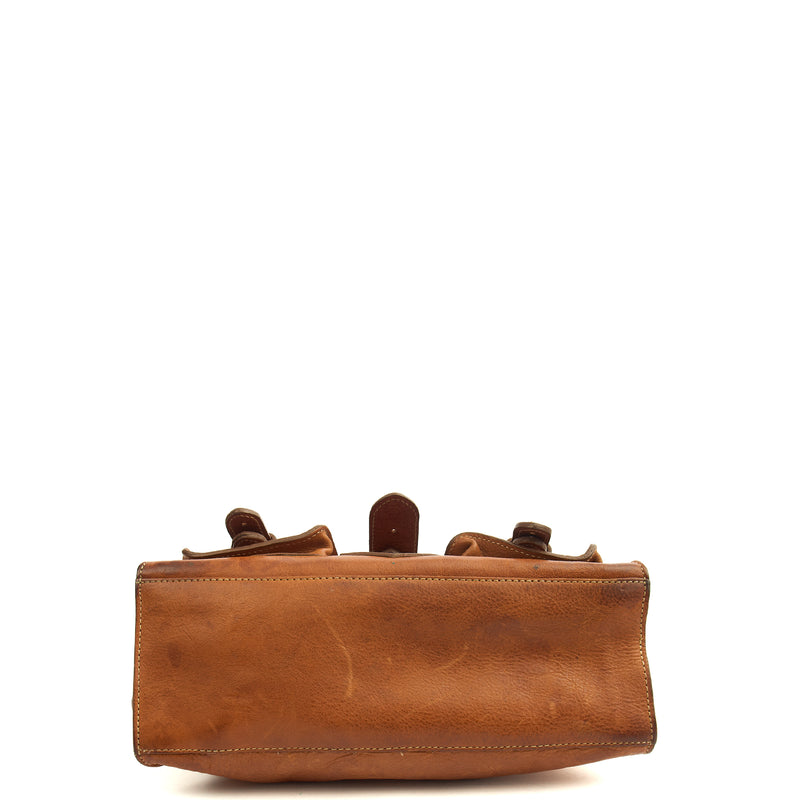 Mulberry Shoulder Bag Blenheim in Oak, Calfskin Leather