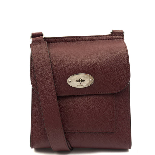 Picture of Mulberry Cross Body Antony - Small in Oxblood, Leather