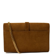Picture of Saint Laurent Shoulder Bag Fringe Bag in Brown, Suede