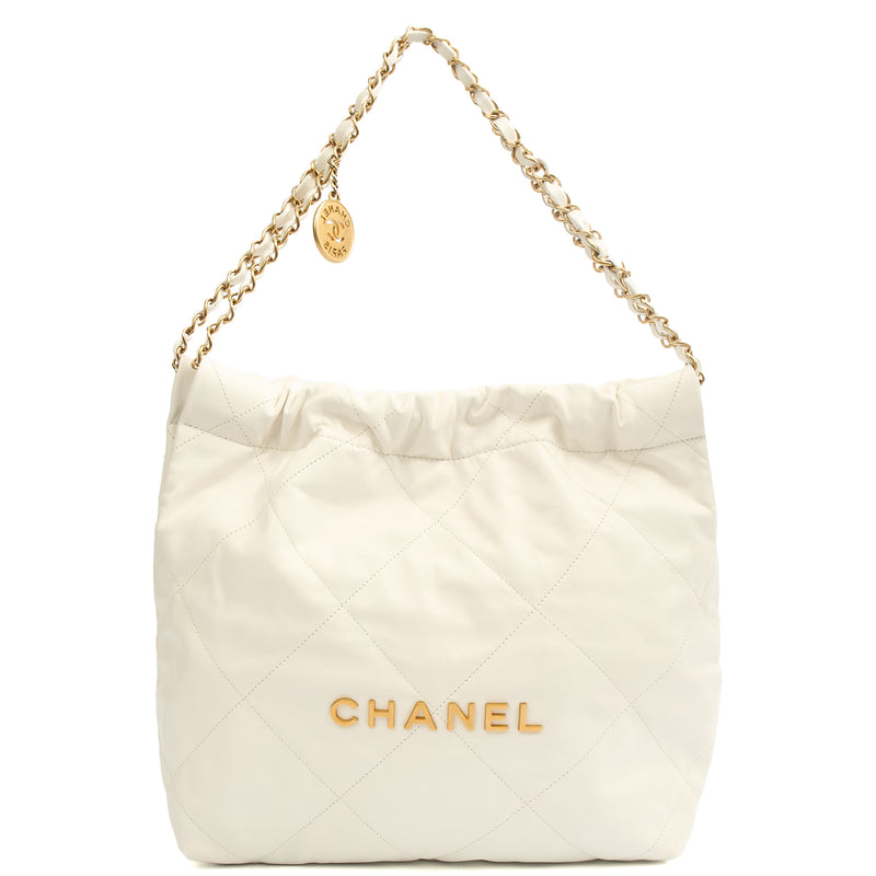Picture of Chanel Shoulder Bag Chanel 22 in White, Calfskin Leather