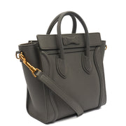 Picture of Celine Cross Body Luggage - Nano in Kohl, Leather