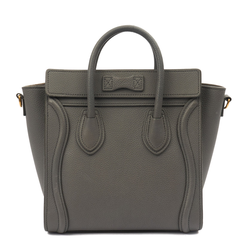 Picture of Celine Cross Body Luggage - Nano in Kohl, Leather