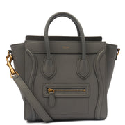 Picture of Celine Cross Body Luggage - Nano in Kohl, Leather