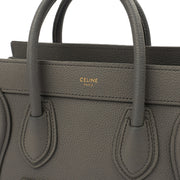 Picture of Celine Cross Body Luggage - Nano in Kohl, Leather
