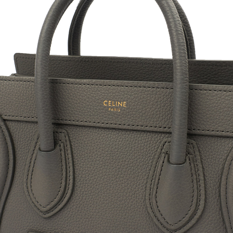 Picture of Celine Cross Body Luggage - Nano in Kohl, Leather