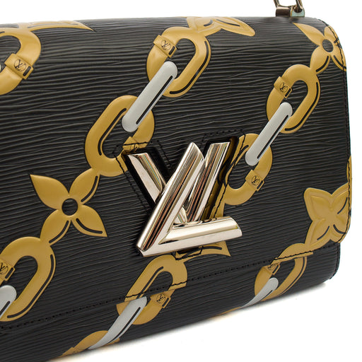 Picture of Louis Vuitton Cross Body Twist MM in Black, Epi Leather