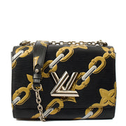 Picture of Louis Vuitton Cross Body Twist MM in Black, Epi Leather