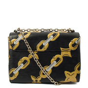 Picture of Louis Vuitton Cross Body Twist MM in Black, Epi Leather