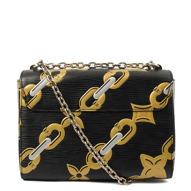 Picture of Louis Vuitton Cross Body Twist MM in Black, Epi Leather