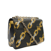 Picture of Louis Vuitton Cross Body Twist MM in Black, Epi Leather