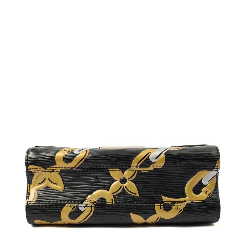 Picture of Louis Vuitton Cross Body Twist MM in Black, Epi Leather