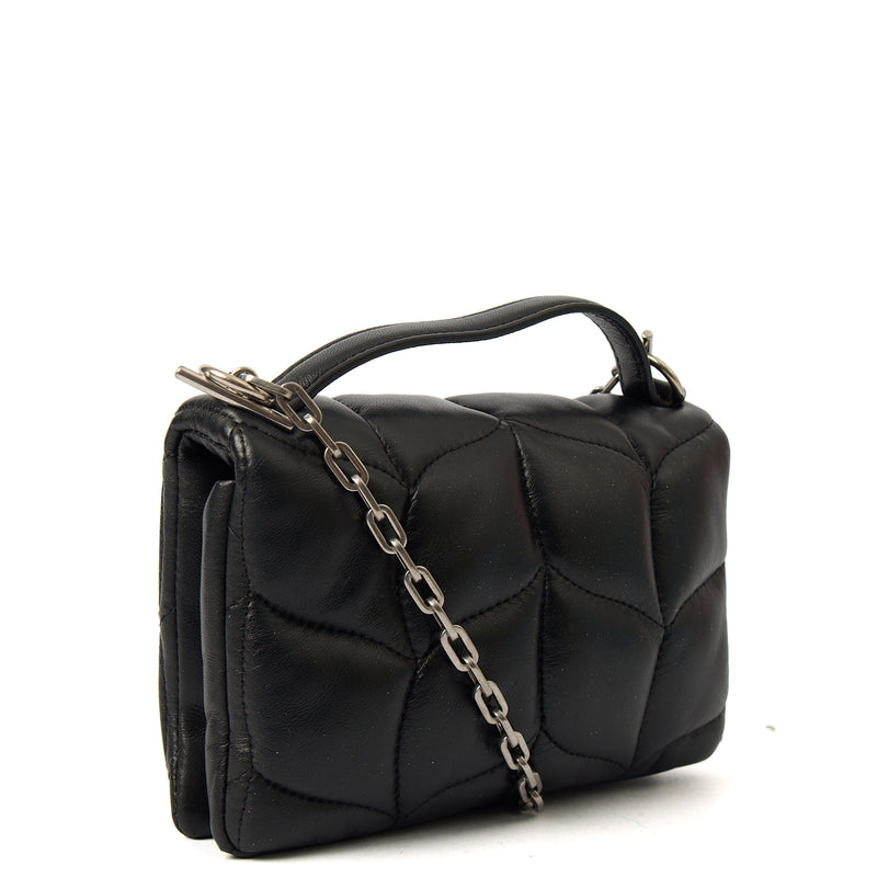 Picture of Mulberry Cross Body Little Softie in Black, Leather