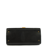 Picture of Saint Laurent Top Handle Cassandra Top Handle - Medium in Black, Leather