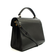 Picture of Saint Laurent Top Handle Cassandra Top Handle - Medium in Black, Leather