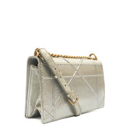 Picture of Christian Dior Shoulder Bag Diorama - Mini in Metallic, Leather