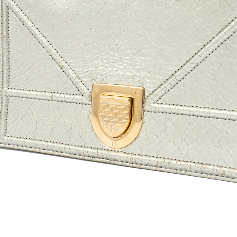 Picture of Christian Dior Shoulder Bag Diorama - Mini in Metallic, Leather