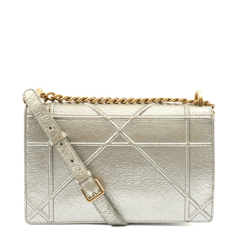 Picture of Christian Dior Shoulder Bag Diorama - Mini in Metallic, Leather