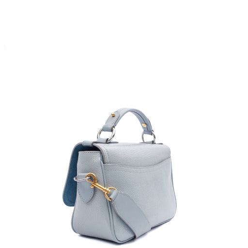 Picture of Mulberry Top Handle Bryn - Small in Blue, Patent Leather