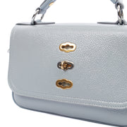 Picture of Mulberry Top Handle Bryn - Small in Blue, Patent Leather