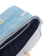 Picture of Mulberry Top Handle Bryn - Small in Blue, Patent Leather