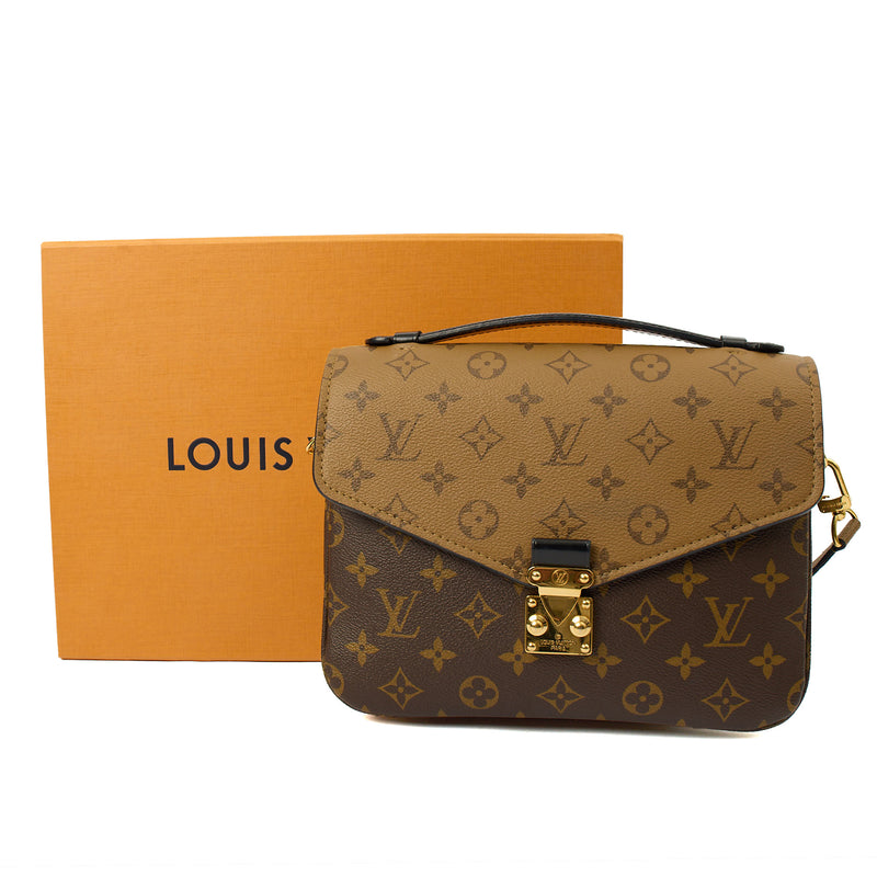 Picture of Louis Vuitton Cross Body Pochette Metis in Reverse Monogram, Canvas