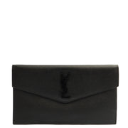 Picture of Saint Laurent Clutch Uptown Pouch in Black, Calfskin Leather