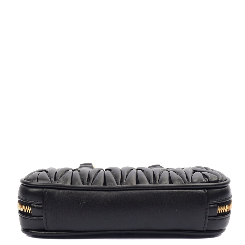 Picture of Miu Miu Tote Arcadie in Black, Leather
