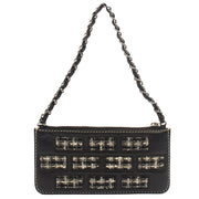 Picture of Chanel Shoulder Bag Clutch in Black, Leather
