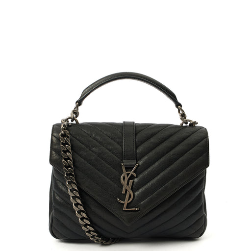 Picture of Saint Laurent Cross Body College - Medium in Black, Leather