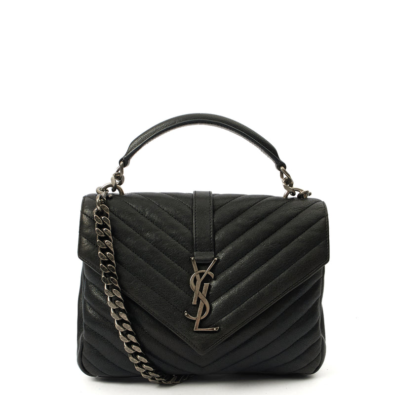 Picture of Saint Laurent Cross Body College - Medium in Black, Leather