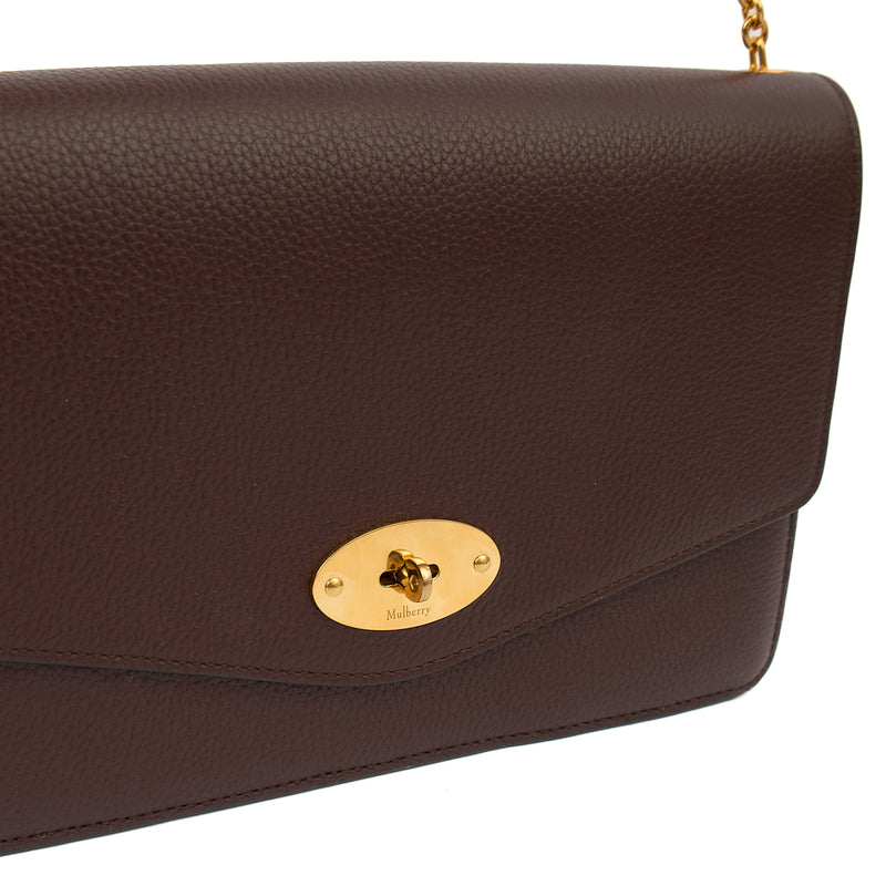 Picture of Mulberry Cross Body Darley - Medium in Oxblood, Leather