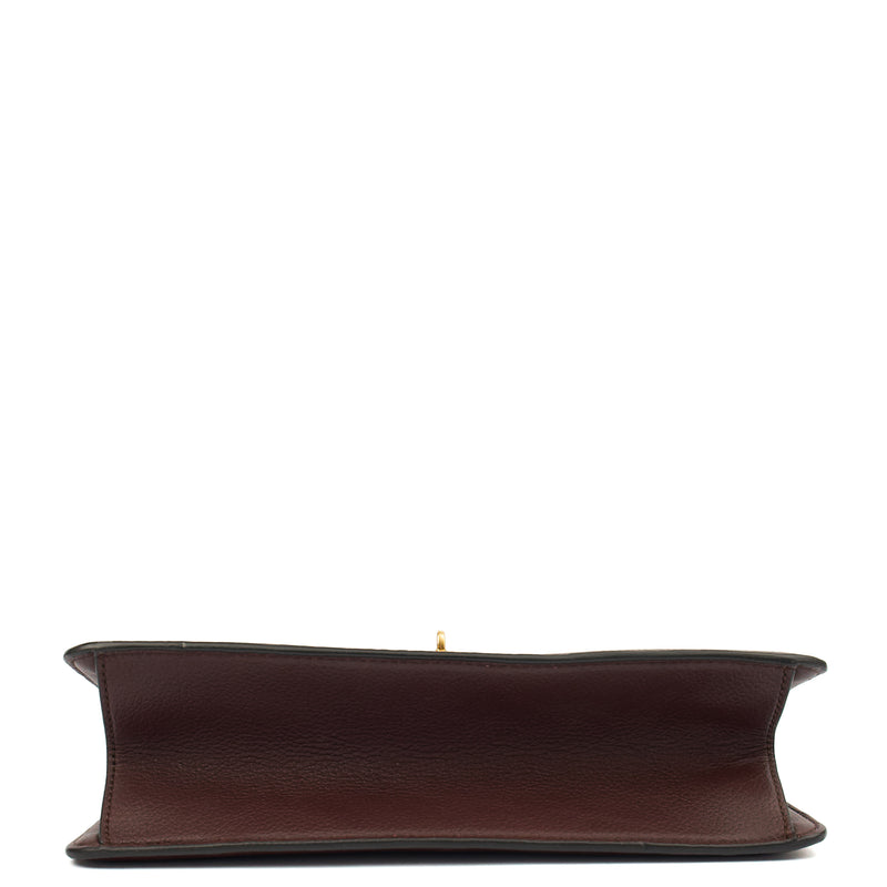 Picture of Mulberry Cross Body Darley - Medium in Oxblood, Leather