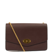 Picture of Mulberry Cross Body Darley - Medium in Oxblood, Leather