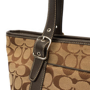 Picture of Coach Tote Vintage Canvas Tote in Neutral, invalid