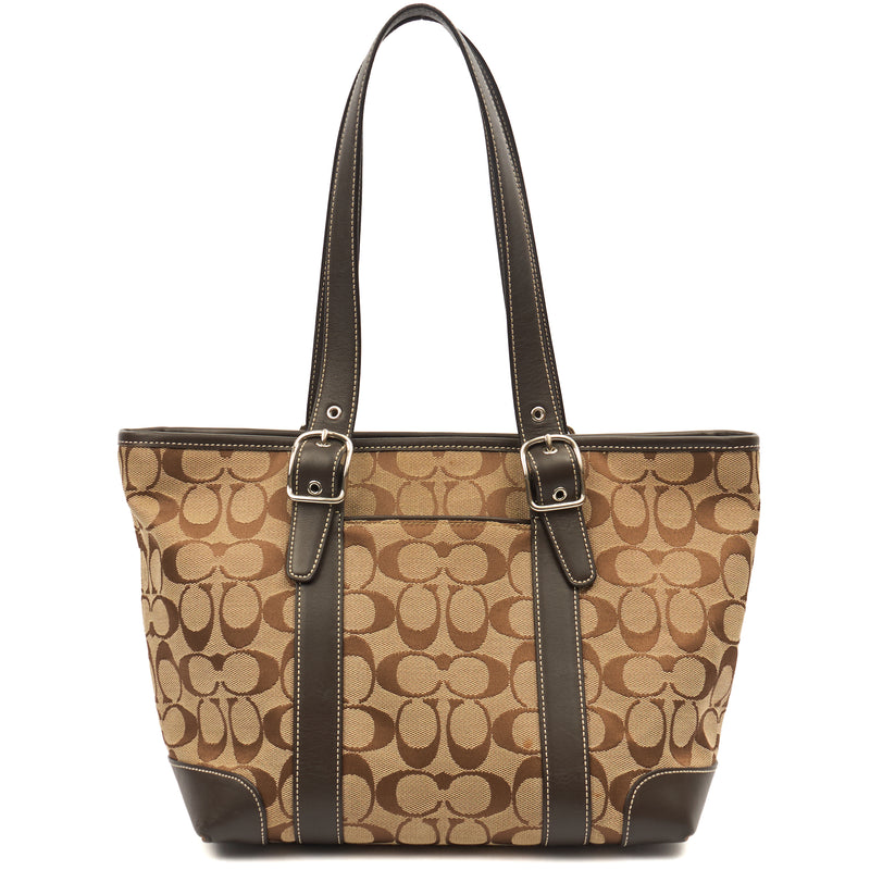 Picture of Coach Tote Vintage Canvas Tote in Neutral, invalid