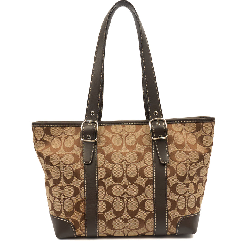 Picture of Coach Tote Vintage Canvas Tote in Neutral, invalid