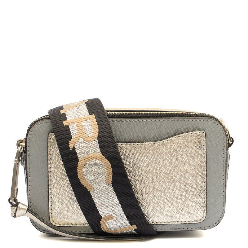Picture of Marc Jacobs Cross Body Snapshot in Grey, Leather