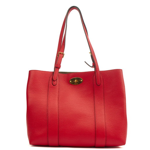 Picture of Mulberry Tote Bayswater Tote - Small in Scarlet Red, Leather