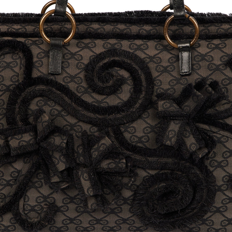 Picture of Anya Hindmarch Tote Tote in Black, Fabric