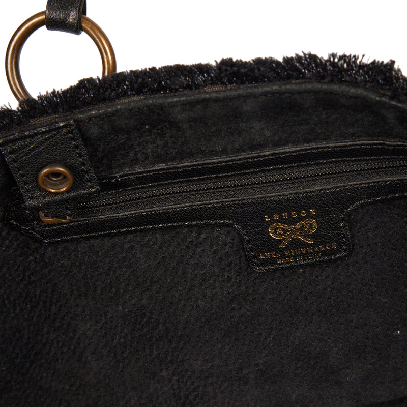 Picture of Anya Hindmarch Tote Tote in Black, Fabric