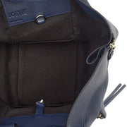 Picture of Loewe Tote Hammock - Medium in Blue, Leather