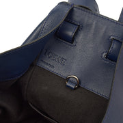 Picture of Loewe Tote Hammock - Medium in Blue, Leather