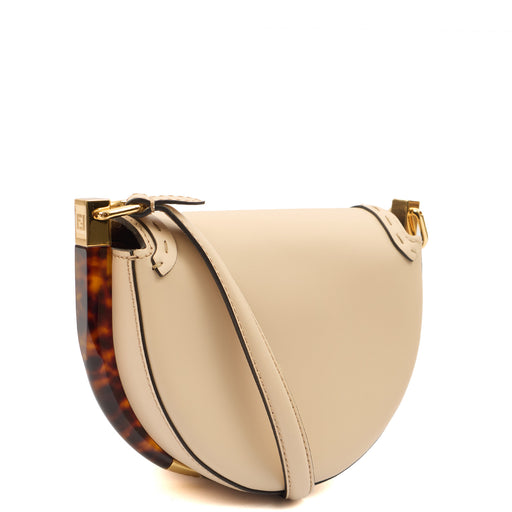 Picture of Fendi Cross Body Moonlight in Neutral, Leather