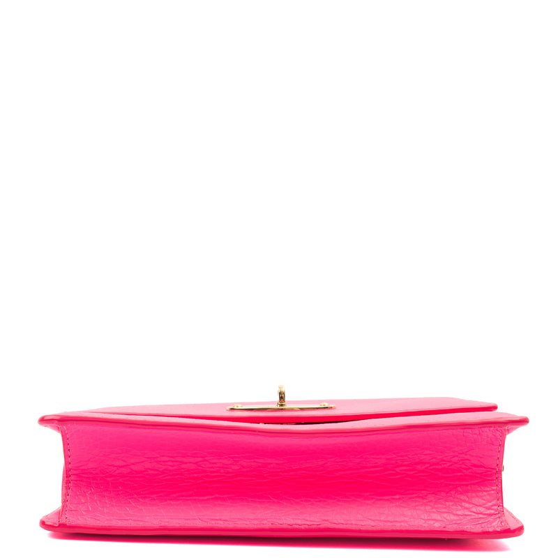 Picture of Mulberry Cross Body Darley Shoulder Bag  in Pink, Leather