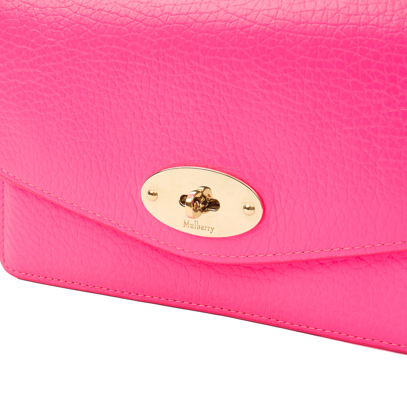 Picture of Mulberry Cross Body Darley Shoulder Bag  in Pink, Leather