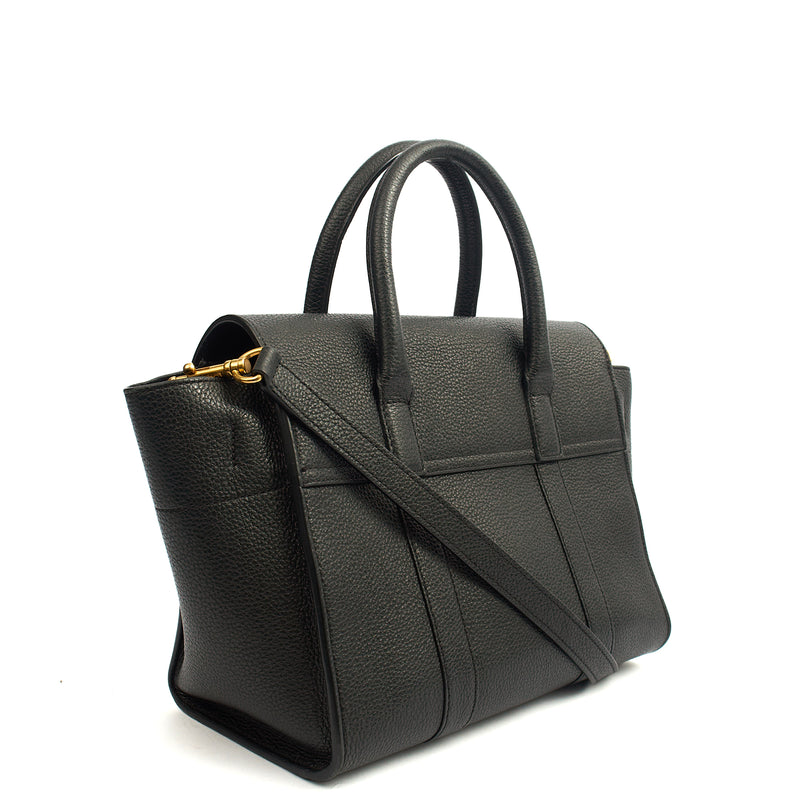 Picture of Mulberry Cross Body Bayswater with Strap in Black, Leather