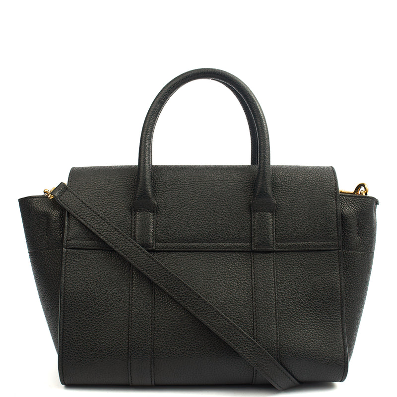 Picture of Mulberry Cross Body Bayswater with Strap in Black, Leather