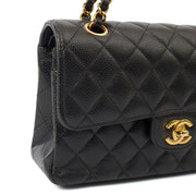 Picture of Chanel Shoulder Bag Classic Double Flap - Small in Black, Caviar Leather